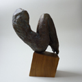 „Skok”, technika: brąz, dąb; wysokość: 30 cm