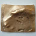 medal „Ojcze nasz”; brąz patynowany, 19,5 x 16 cm
