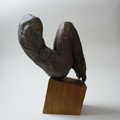 „Skok”, technika: brąz, dąb; wysokość: 30 cm